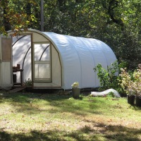 Clear or White Plastic for the Hoop House? 
